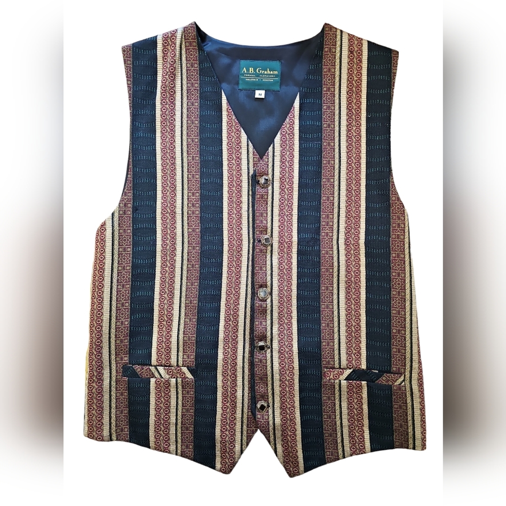 AB BROWN formal Mens Taylored Vest